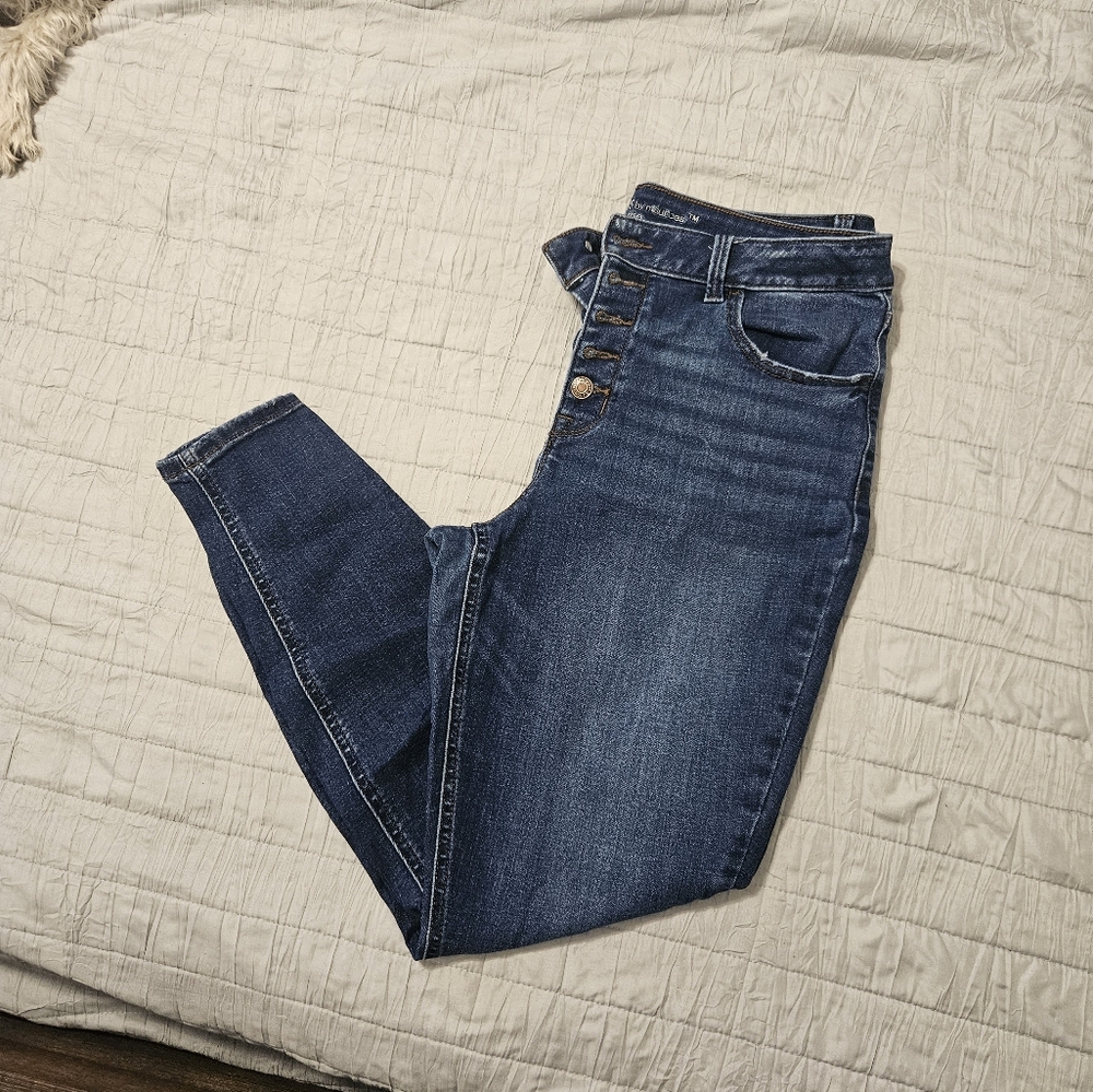 Button Fly Skinny Jean
